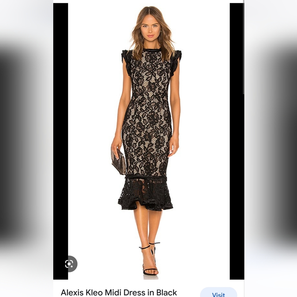 Alexis Lace Midi dress
